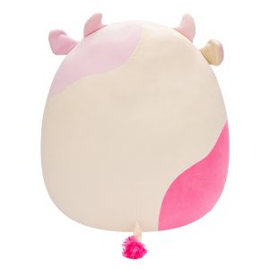 20-Inch Caedyn the Cream Cow with Pink Spots