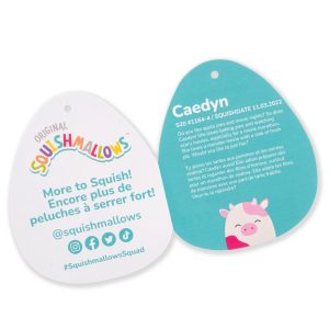 20-Inch Caedyn the Cream Cow with Pink Spots