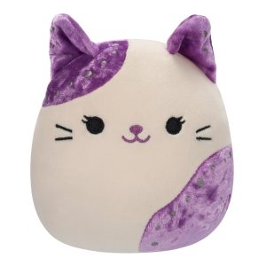 5-Inch Rune White Velvet Cat