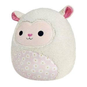 14-Inch Sophie the Cream Lamb with Daisy Flower Belly