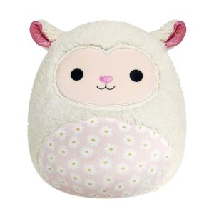 14-Inch Sophie the Cream Lamb with Daisy Flower Belly